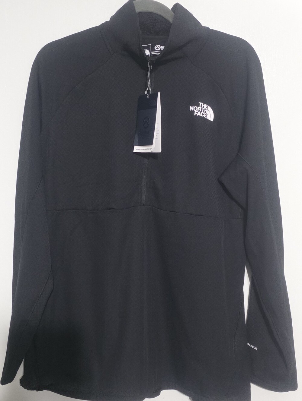 The North Face Womens Summit Futurefleece Lt 1/2 Zip Black Size Med NWT